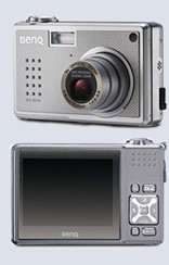Цифровые фотокамеры Benq E510 и E520 (вид сзади)